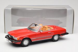 Mercedes 300 SL R107 Rød Norev 1:18 B66040623 Metal — billede 8 af 8