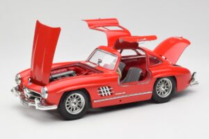 Mercedes 300 SL Rød Bburago 1:18 3015 Metal — billede 2 af 8