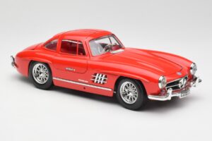 Mercedes 300 SL Rød Bburago 1:18 3015 Metal — billede 6 af 8