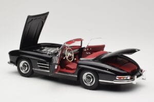 Mercedes 300 SL W198 Roadster Sort Minichamps 1:18 180039036 Metal — billede 5 af 8