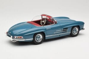 Mercedes 300 SL W198 Roadster Blå Minichamps 1:18 180039035 Metal — billede 3 af 8