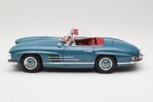 Mercedes 300 SL W198 Roadster Blå Minichamps 1:18 180039035 Metal — billede 4 af 8