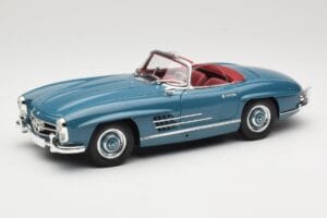 Mercedes 300 SL W198 Roadster Blå Minichamps 1:18 180039035 Metal
