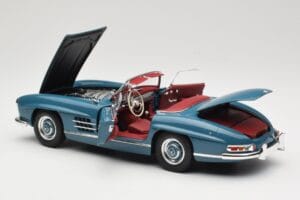 Mercedes 300 SL W198 Roadster Blå Minichamps 1:18 180039035 Metal — billede 5 af 8