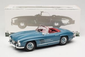 Mercedes 300 SL W198 Roadster Blå Minichamps 1:18 180039035 Metal — billede 8 af 8