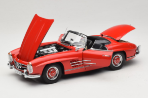 Mercedes 300 SL Roadster Rød Minichamps 1:18 180039031 Metal — billede 2 af 8