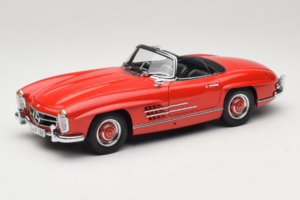 Mercedes 300 SL Roadster Rød Minichamps 1:18 180039031 Metal