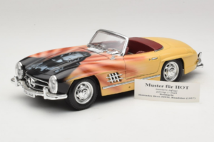 Mercedes 300 SL Roadster Rosemarie Muster Begrænset Udgave 18/27 Bburago 1:18 3023-M1 Metal