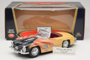 Mercedes 300 SL Roadster Rosemarie Muster Begrænset Udgave 18/27 Bburago 1:18 3023-M1 Metal — billede 8 af 8