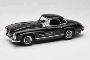 Mercedes 300 SL W198 Roadster With Hardtop Sort Minichamps 1:18 180039040 Metal