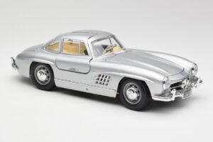 Mercedes 300 SL Sølv Bburago 1:18 3013 Metal — billede 6 af 8