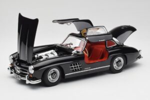 Mercedes 300 SL W198 Sort Minichamps 1:18 180039004 Metal — billede 2 af 8