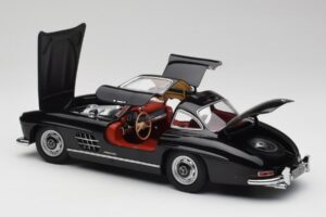Mercedes 300 SL W198 Sort Minichamps 1:18 180039004 Metal — billede 5 af 8