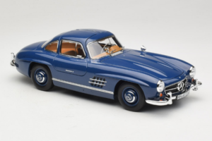 Mercedes 300 SL W198 Blå Norev 1:18 183852 Metal — billede 6 af 8