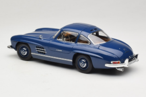 Mercedes 300 SL W198 Blå Norev 1:18 183852 Metal — billede 7 af 8