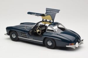 Mercedes 300 SL W198 Gullwing Mørkeblå Minichamps 1:18 110037216 Metal — billede 5 af 8