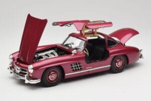 Mercedes 300 SL W198 Ildrød Minichamps 1:18 180039008 Metal — billede 2 af 8