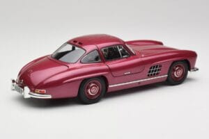 Mercedes 300 SL W198 Ildrød Minichamps 1:18 180039008 Metal — billede 3 af 8