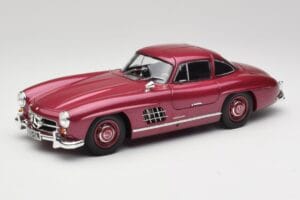 Mercedes 300 SL W198 Ildrød Minichamps 1:18 180039008 Metal