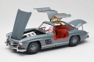 Mercedes 300 SL W198 Graphite Grå Minichamps 1:18 180039005 Metal — billede 2 af 8