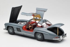 Mercedes 300 SL W198 Graphite Grå Minichamps 1:18 180039005 Metal — billede 5 af 8