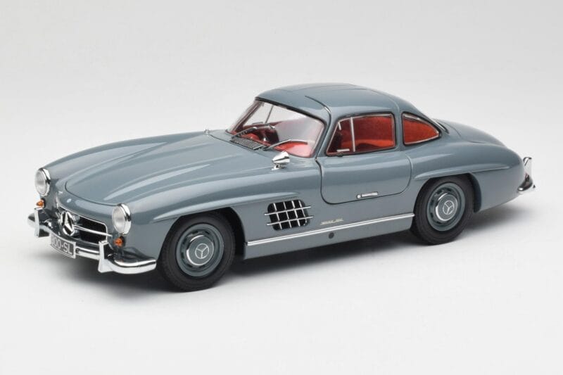 Mercedes 300 SL W198 Graphite Grå Minichamps 1:18 180039005 Metal