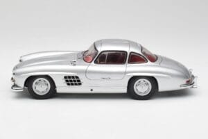 Mercedes 300 SL W198 Gullwing Sølv Minichamps 1:18 180039000 Metal — billede 4 af 8