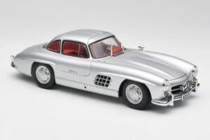 Mercedes 300 SL W198 Gullwing Sølv Minichamps 1:18 180039000 Metal — billede 6 af 8