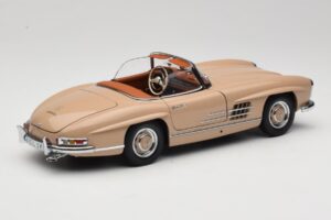 Mercedes 300 SL W198 Roadster Lysebrun Minichamps 1:18 180039032 Metal — billede 3 af 8