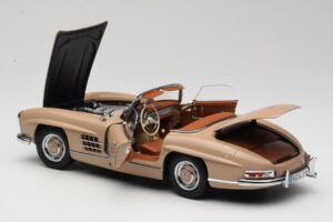 Mercedes 300 SL W198 Roadster Lysebrun Minichamps 1:18 180039032 Metal — billede 5 af 8