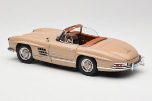 Mercedes 300 SL W198 Roadster Lysebrun Minichamps 1:18 180039032 Metal — billede 7 af 8