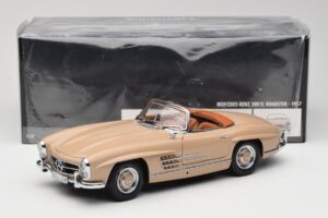 Mercedes 300 SL W198 Roadster Lysebrun Minichamps 1:18 180039032 Metal — billede 8 af 8