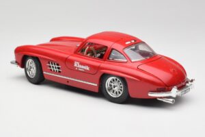 Mercedes 300 SL W198 Red Metallic Bburago 1:18 3013-M1 Metal — billede 7 af 8