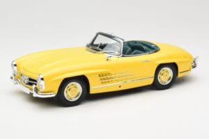 Mercedes 300 SL W198 Roadster Hardtop Signal Yellow Minichamps 1:18 180039044 Metal