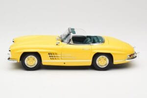 Mercedes 300 SL W198 Roadster Hardtop Signal Yellow Minichamps 1:18 180039044 Metal — billede 5 af 9