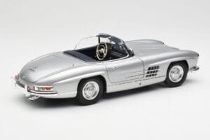 Mercedes 300 SL W198 Roadster Silver Metallic Minichamps 1:18 180039030 Metal — billede 3 af 8