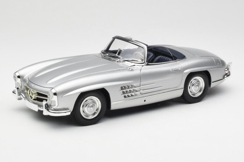 Mercedes 300 SL W198 Roadster Silver Metallic Minichamps 1:18 180039030 Metal