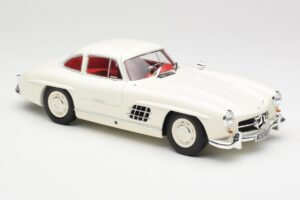 Mercedes 300 SL W198 Hvid Minichamps 1:18 180039006 Metal — billede 6 af 8