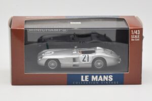 Mercedes 300 SLR #21 K. Kling / A. Simon 24 Hours of Le Mans 1955 Minichamps 1:43 432553021 Metal — billede 4 af 4