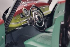 Mercedes 300 W186 Konrad Adenauer Norev 1:18 183707 Metal — billede 8 af 9