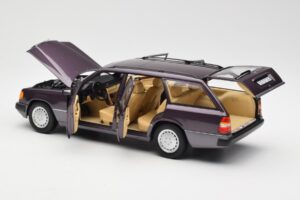 Mercedes 300D S124 T-Model Bornit Forhandlerudgave Norev 1:18 B66040701 Metal — billede 5 af 8