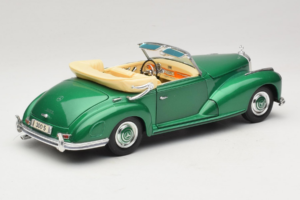 Mercedes 300S Cabriolet Green Metallic Maisto 1:18 52116 Metal — billede 3 af 7