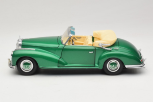 Mercedes 300S Cabriolet Green Metallic Maisto 1:18 52116 Metal — billede 4 af 7