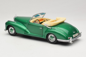 Mercedes 300S Cabriolet Green Metallic Maisto 1:18 52116 Metal — billede 6 af 7