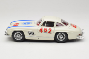 Mercedes 300SL #452 Mille Miglia 1955 Hvid Bburago 1:18 3015-M2 Metal — billede 4 af 8