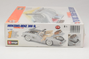 Mercedes 300SL Roadster Sølv Bburago 1:18 7043 Metal — billede 4 af 4