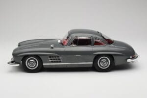 Mercedes 300SL W198 Gullwing Graphite Grey Norev 1:12 123852 Metal — billede 3 af 6