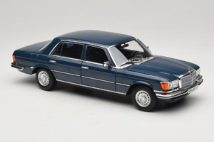 Mercedes 350 SEL W116 Hansa Blue Norev 1:18 183976 Metal — billede 6 af 8