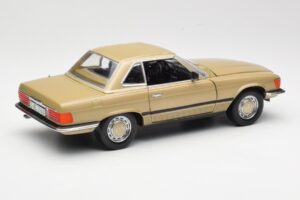 Mercedes 350 SL R107 Guld Sun Star 1:18 MB004 Metal — billede 3 af 8