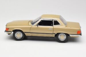 Mercedes 350 SL R107 Guld Sun Star 1:18 MB004 Metal — billede 4 af 8